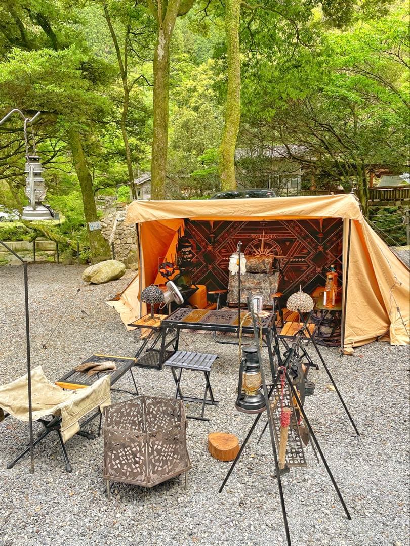 格安　BUNDOK ソロベース EX ＋ フロントウォール　サンドベージュ