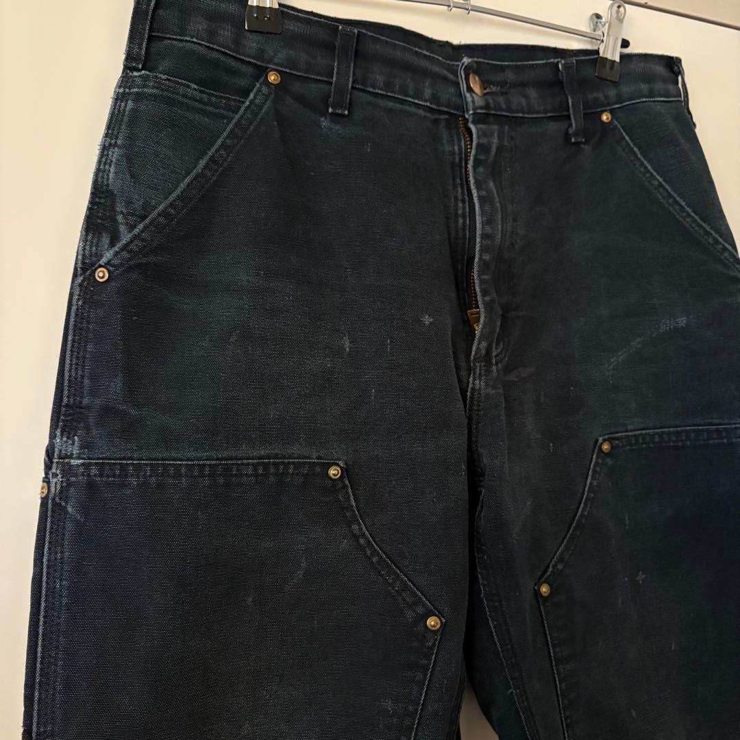 激レア個体 カーハート ダブルニー ブラック 32 × 30