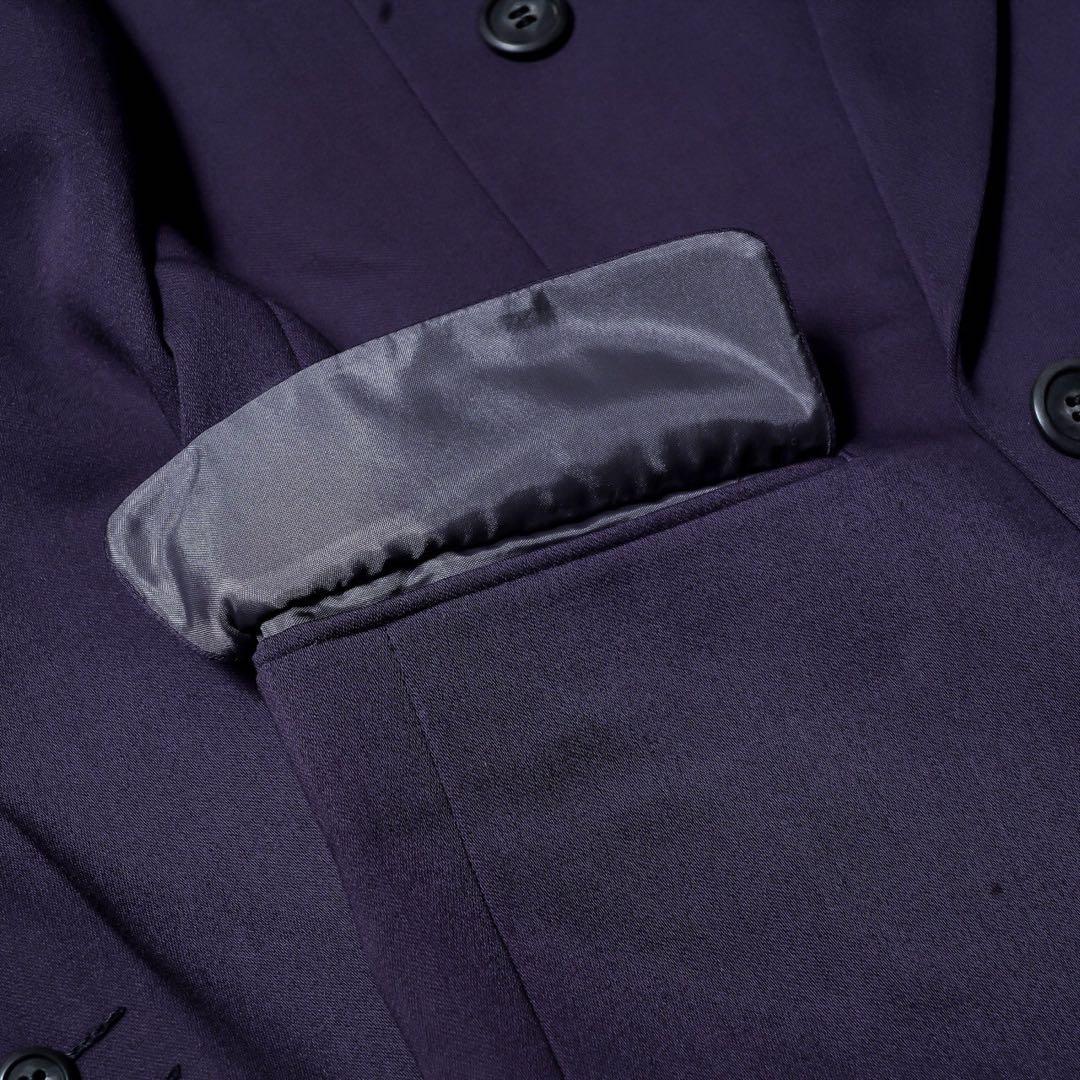 ヴィンテージ ダークネイビー ブルーカラー ダブル セットアップ スーツ JUN