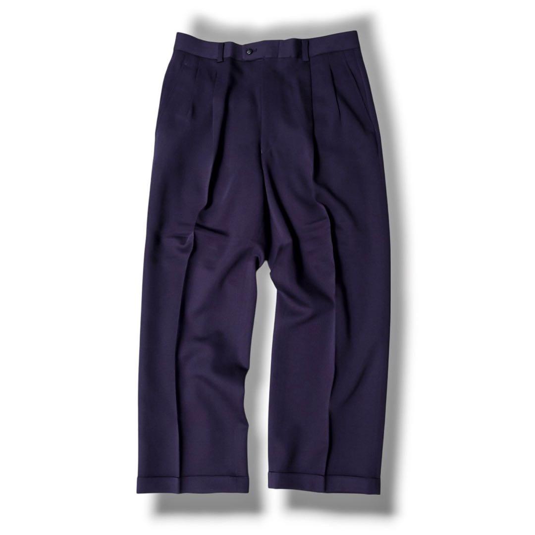 ヴィンテージ ダークネイビー ブルーカラー ダブル セットアップ スーツ JUN