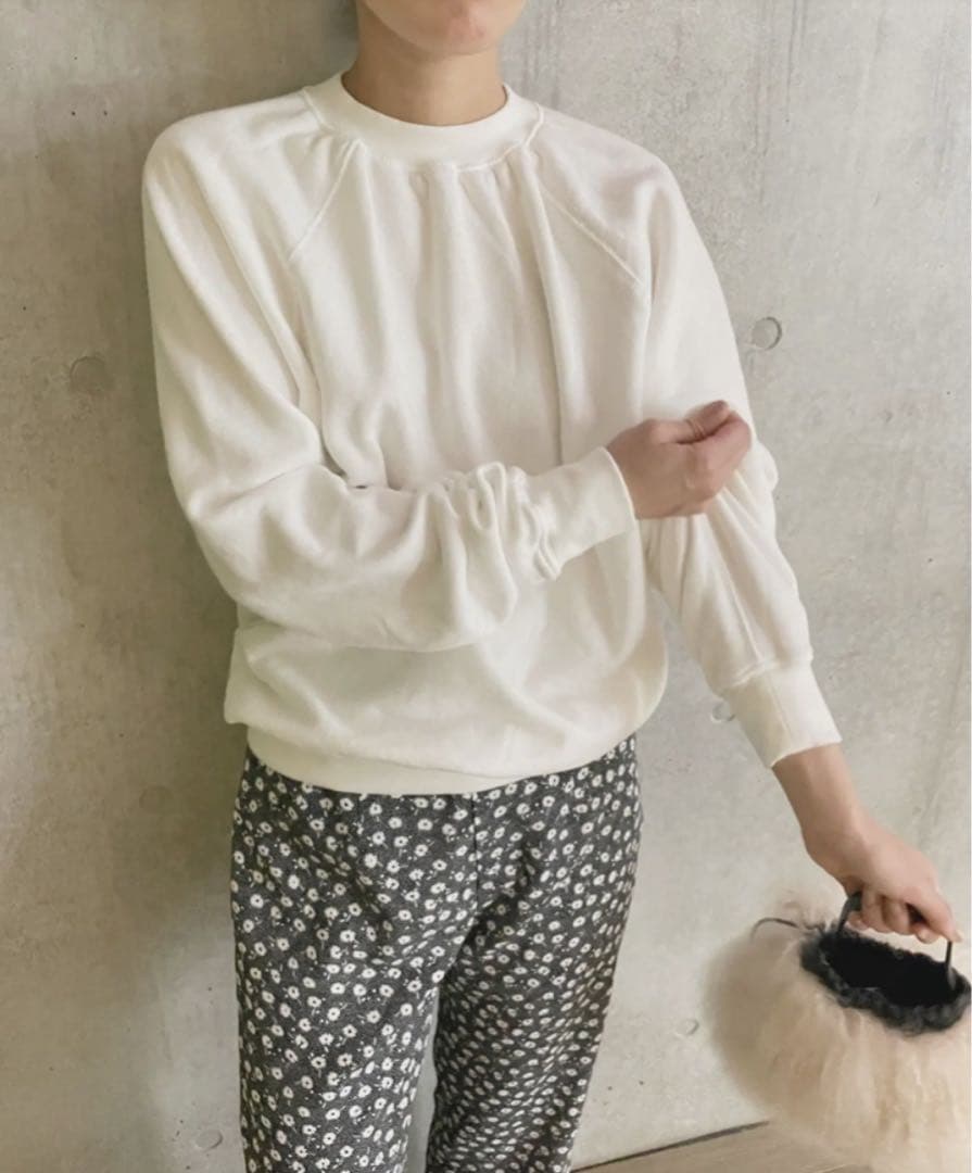 miller×lulu スウェット ホワイト EDIT. FOR LULU