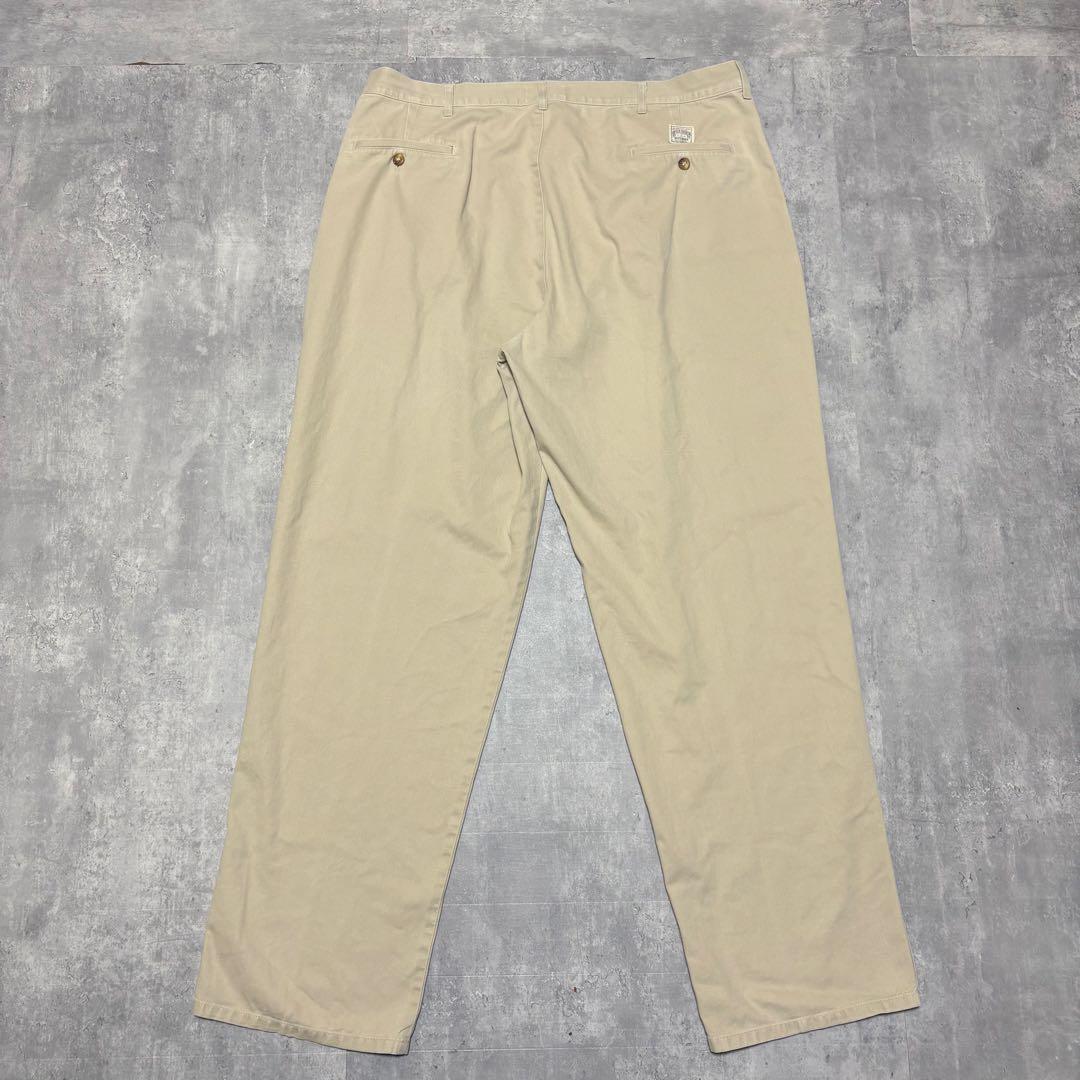 90s ポロバイラルフローレン　USA製 ポロチノ　チノパン　初期タグ　w42