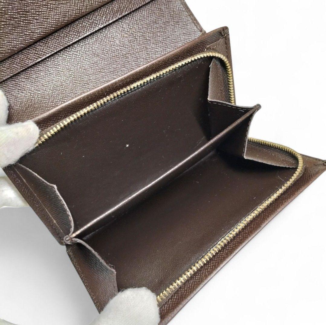 ✨美品✨ 折り財布 ポルトフォイユ トレゾール ダミエ エベヌ ルイヴィトン