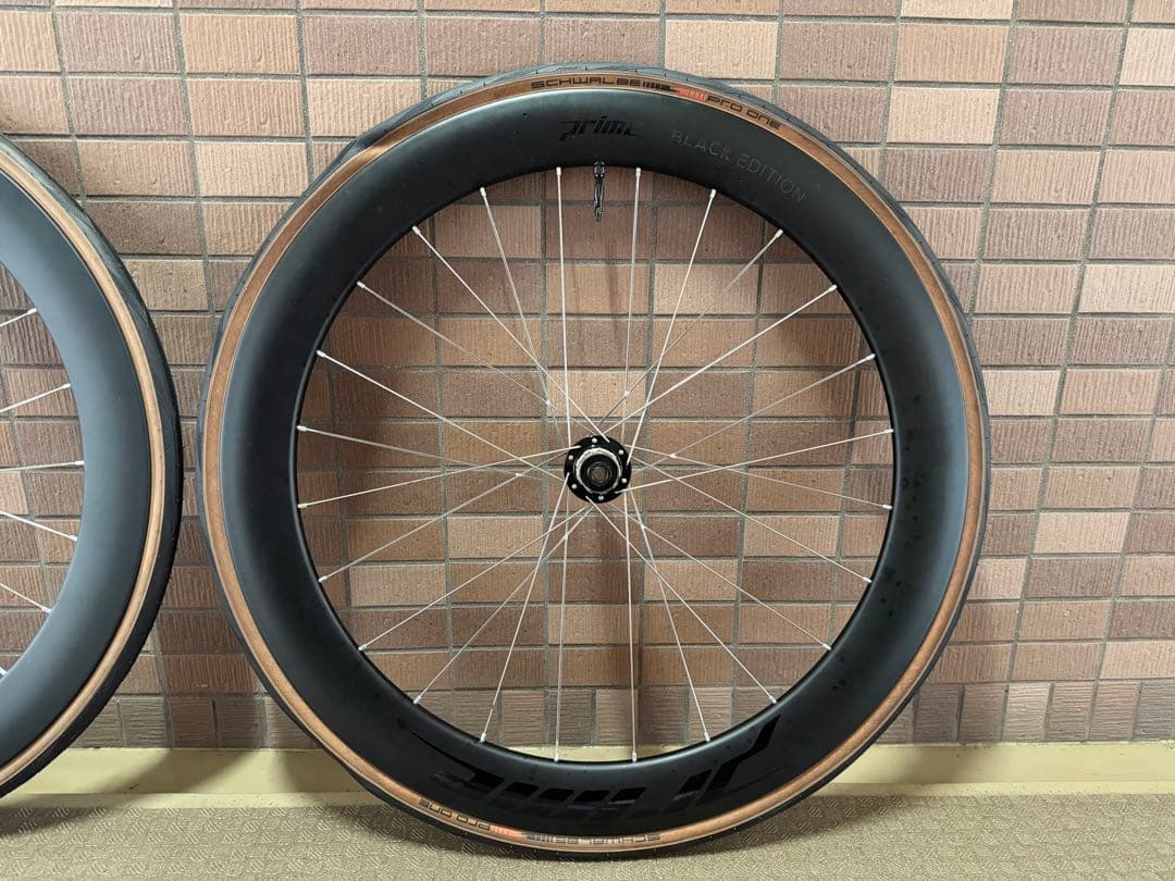 Prime Black Black 700c 前後 60mm