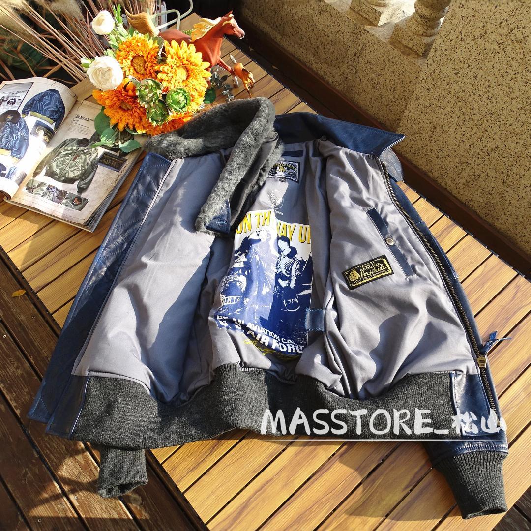 メンズ 革ジャン B15 フライトジャケット 馬革 レザージャケットS-5XL