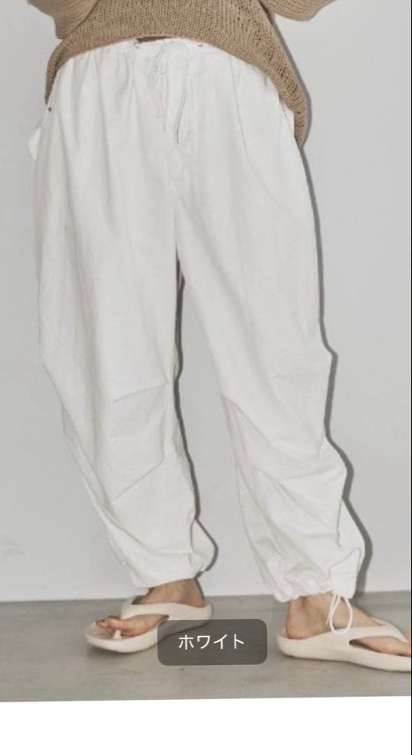 週末限定お値下げ todayful ボーイフレンドナイロンパンツ 38