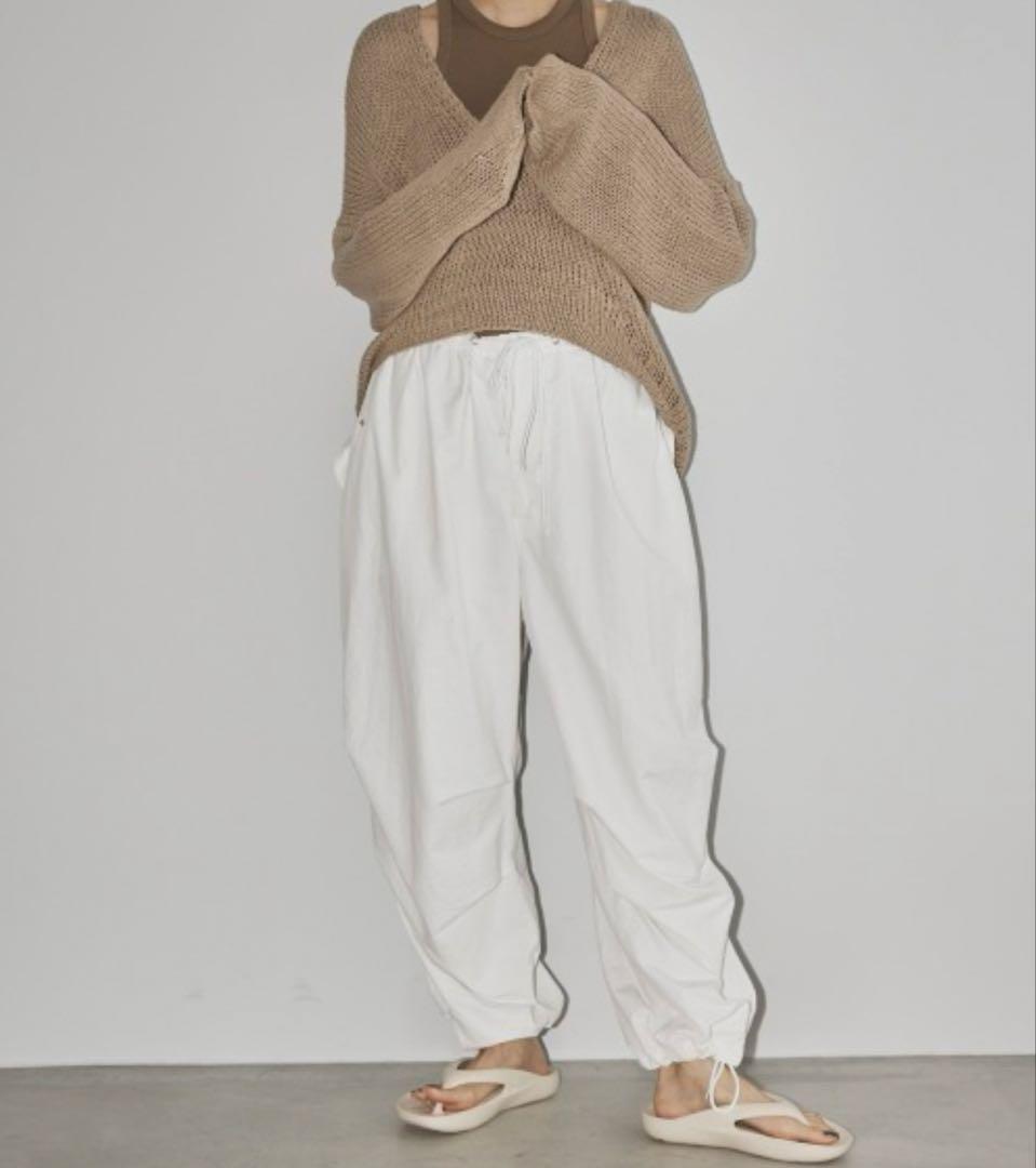 週末限定お値下げ todayful ボーイフレンドナイロンパンツ 38