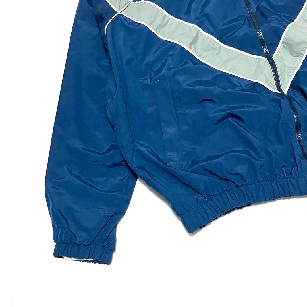 希少XXL USAF ナイロン トレーニングユニフォームセットアップ ネイビー