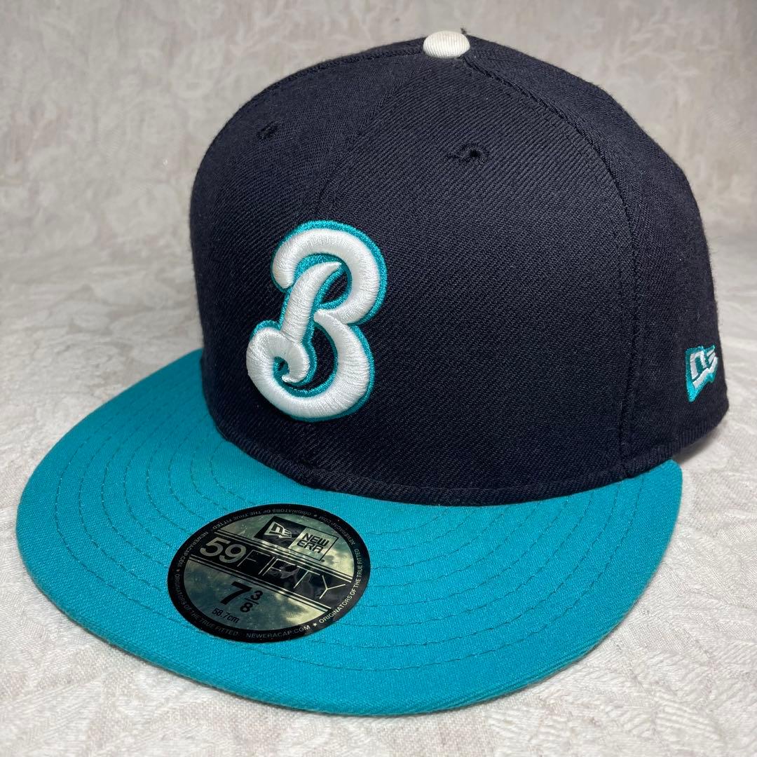 横浜ベイスターズ NEW ERA キャップ 旧ロゴ β ベータ 黒 ミント