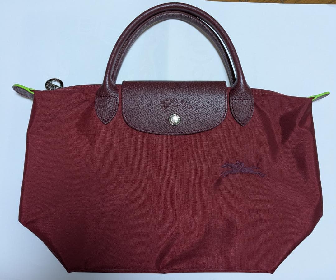 ロンシャン プリアージュ グリーン カラー　Sサイズ：Grenade（ザクロ）