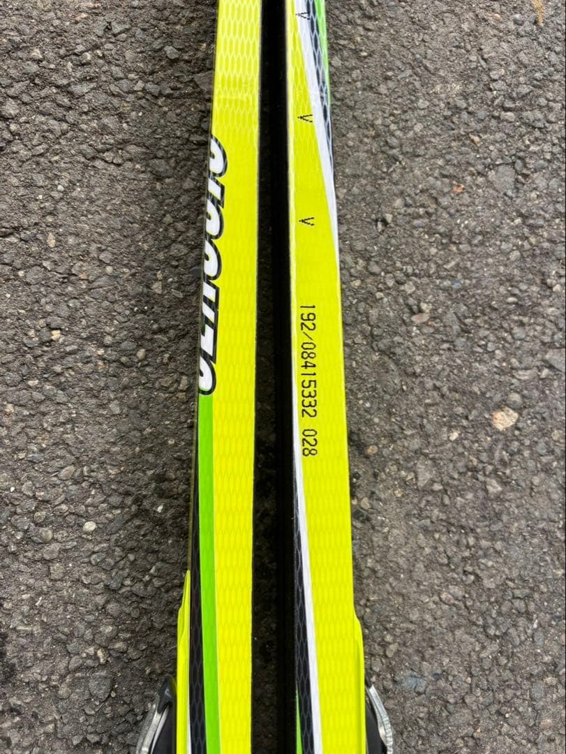 フィッシャークロカンクラシカル用 190㎝スキーセット 140cmポール付き