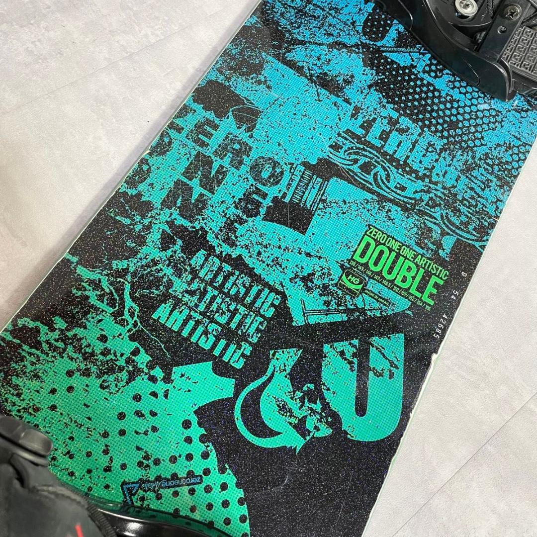 スノーボードセット 011Artistic DOUBLE 2点セット 154cm