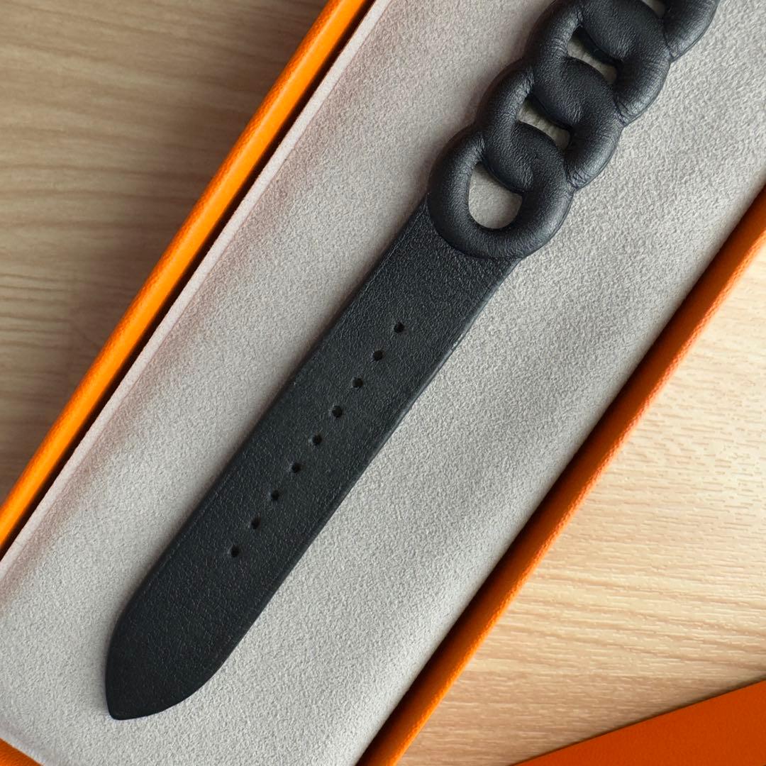 2084 Apple Watch エルメス　グルメット　ブラック　HERMES