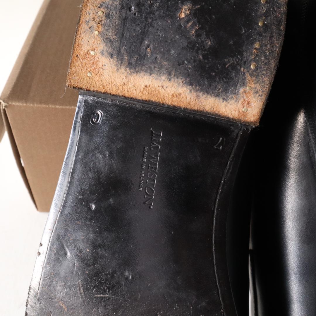 美品J.M. WESTON 180シグニチャーローファー 7C ブラック 黒