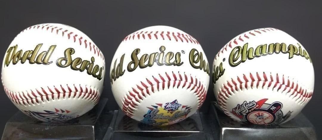 ヤンキース ワールドシリーズ チャンピオンボール 3個セット