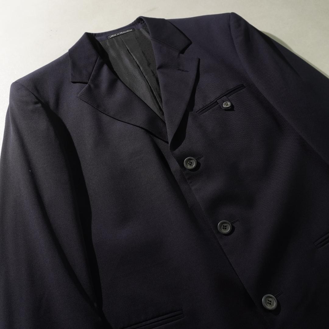 GIANNI VERSACE シングルセットアップスーツ ネイビー/UW350