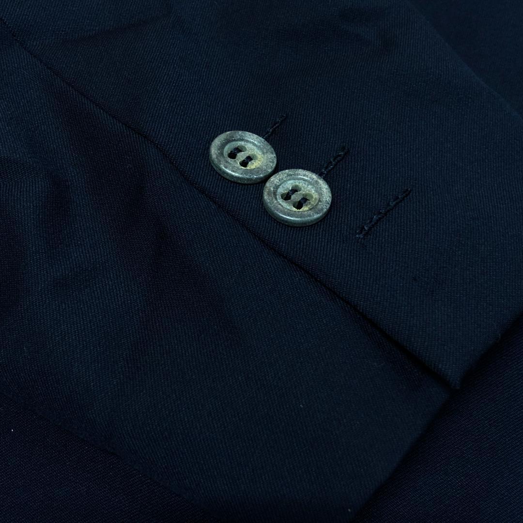 GIANNI VERSACE シングルセットアップスーツ ネイビー/UW350