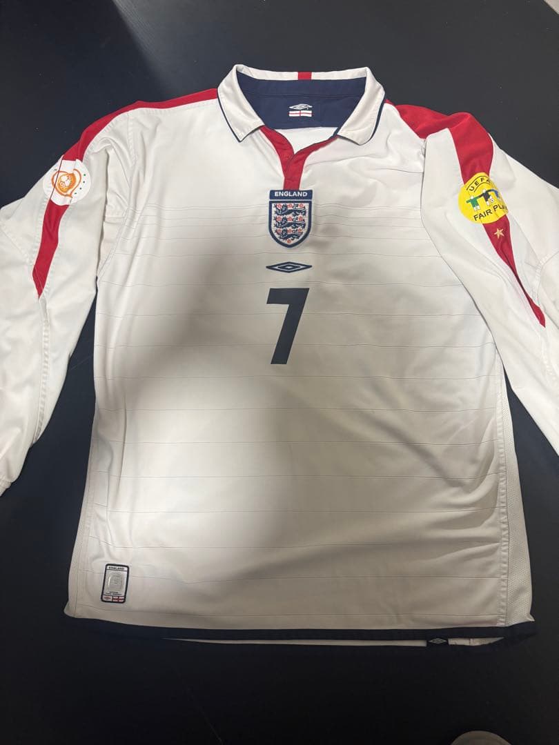 ベッカム　イングランド代表ユニフォーム