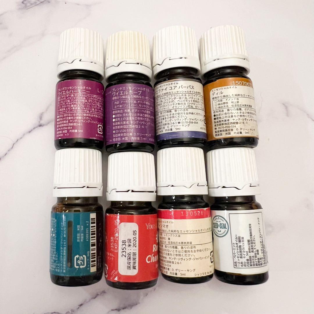 young living エッセンシャルオイル ヤングリヴィング 8本 精油