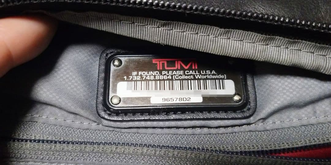 TUMI 本革リュック96578D2