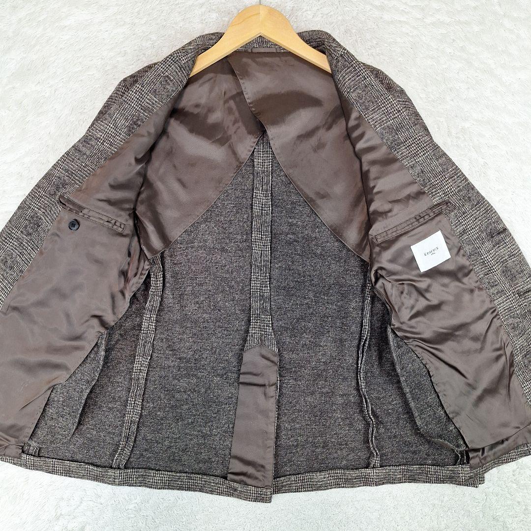 エディフィス　トラベルスーツ　セットアップ　グレンチェック　L