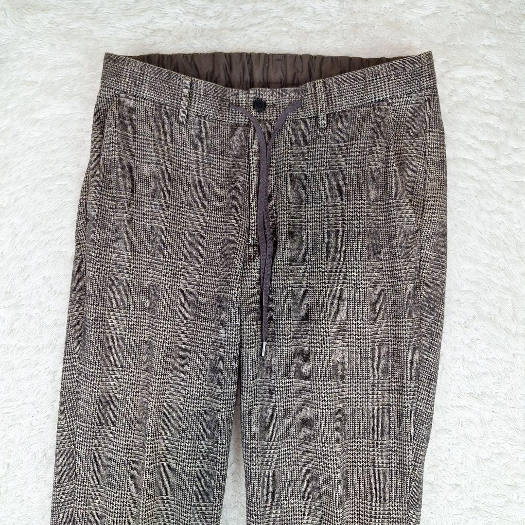 エディフィス　トラベルスーツ　セットアップ　グレンチェック　L