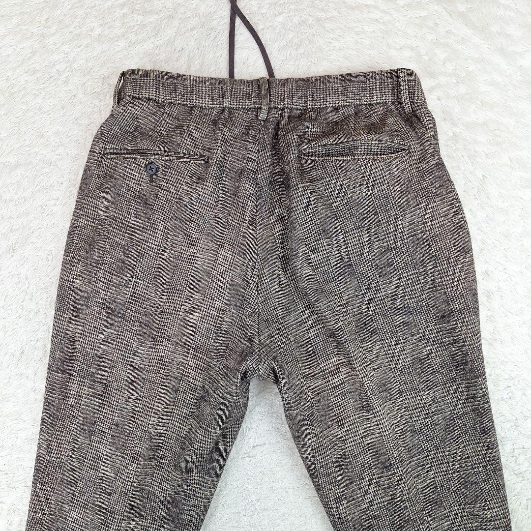 エディフィス　トラベルスーツ　セットアップ　グレンチェック　L