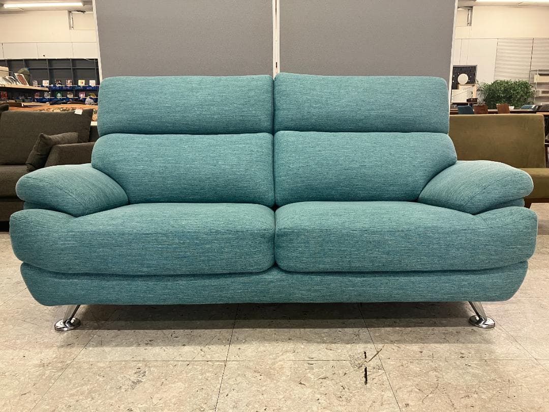 ニトリ 2人掛けソファ Nポケット グリーン