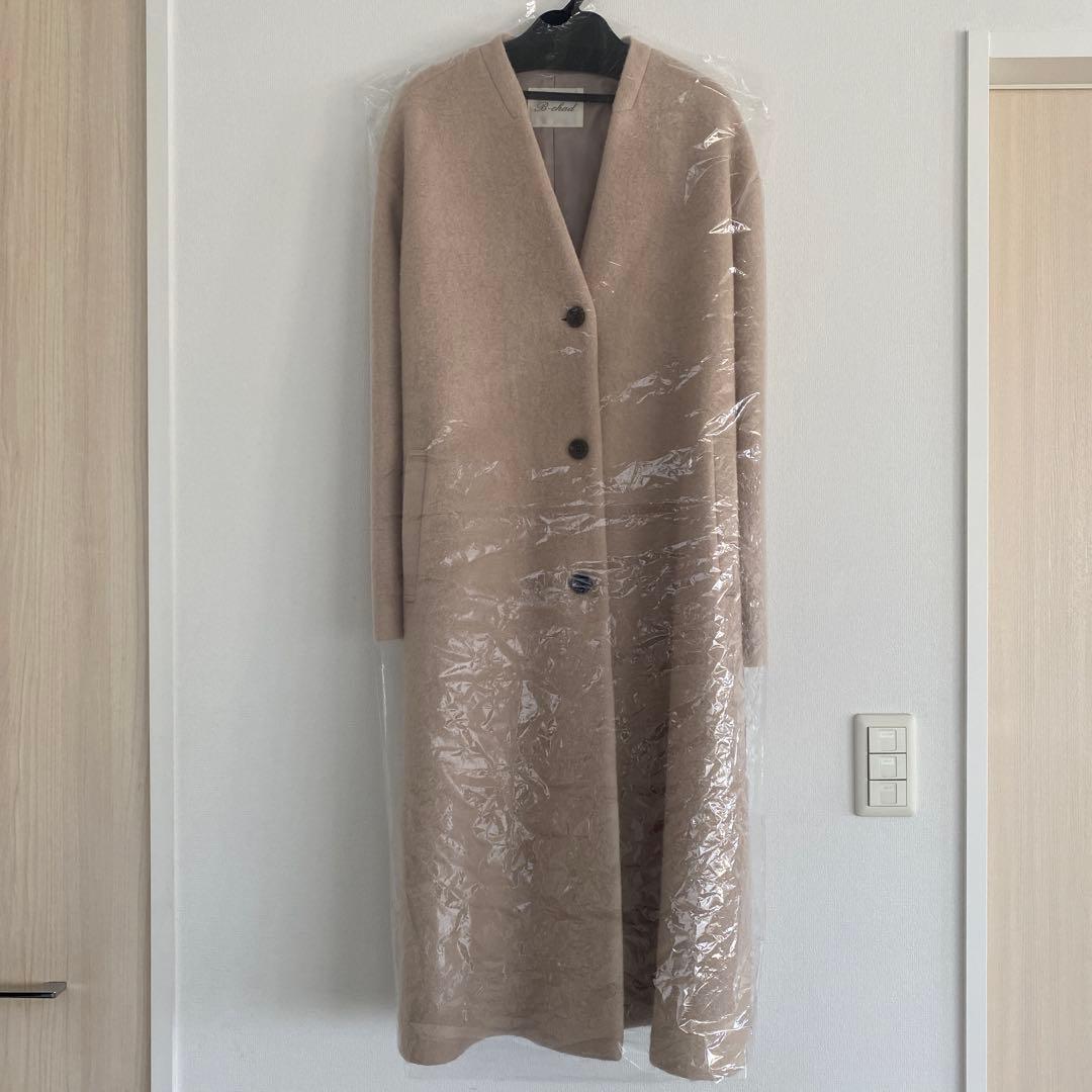 【新品タグ付き】B-chadビーチャド♡圧縮ウールロングコート38size