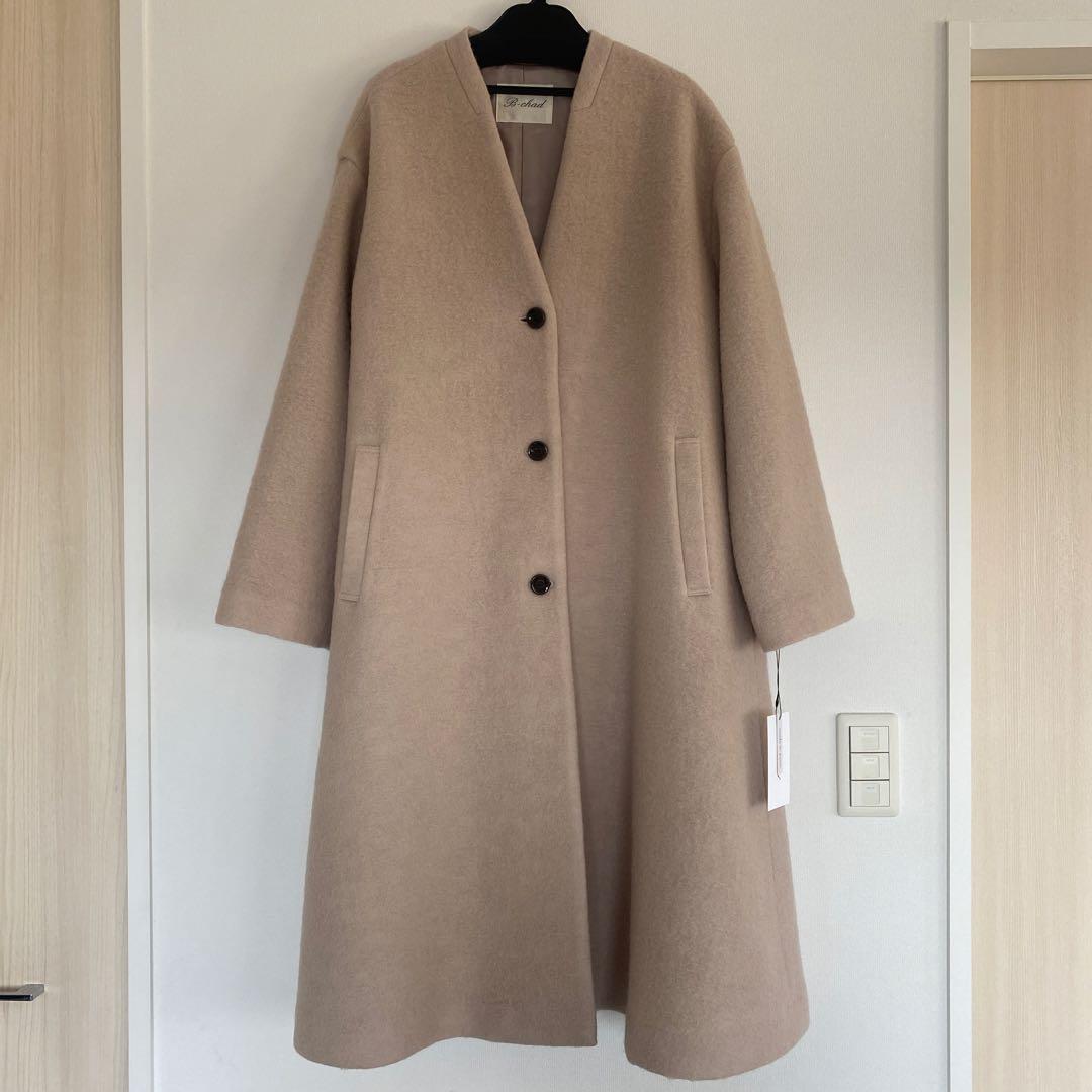 【新品タグ付き】B-chadビーチャド♡圧縮ウールロングコート38size