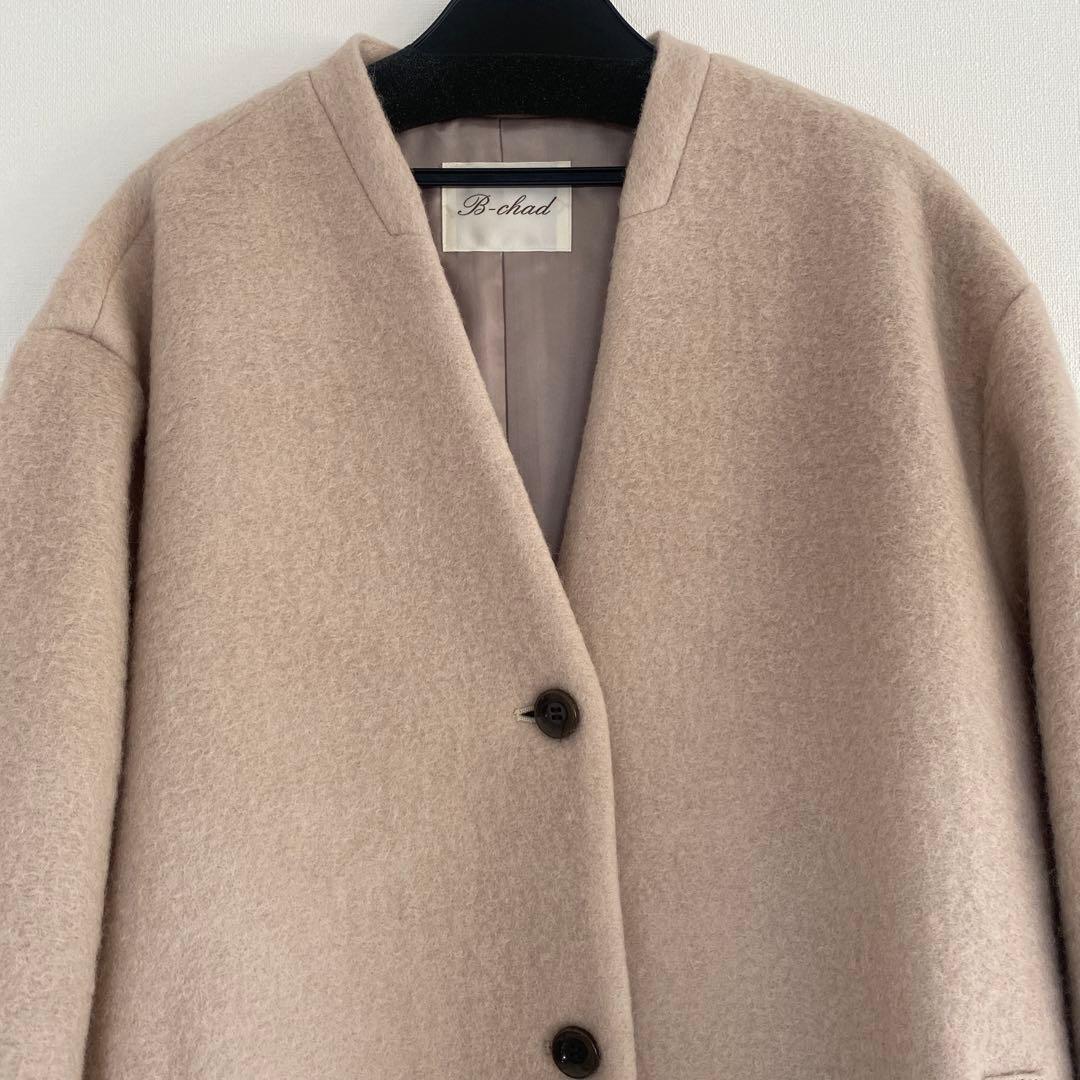 【新品タグ付き】B-chadビーチャド♡圧縮ウールロングコート38size