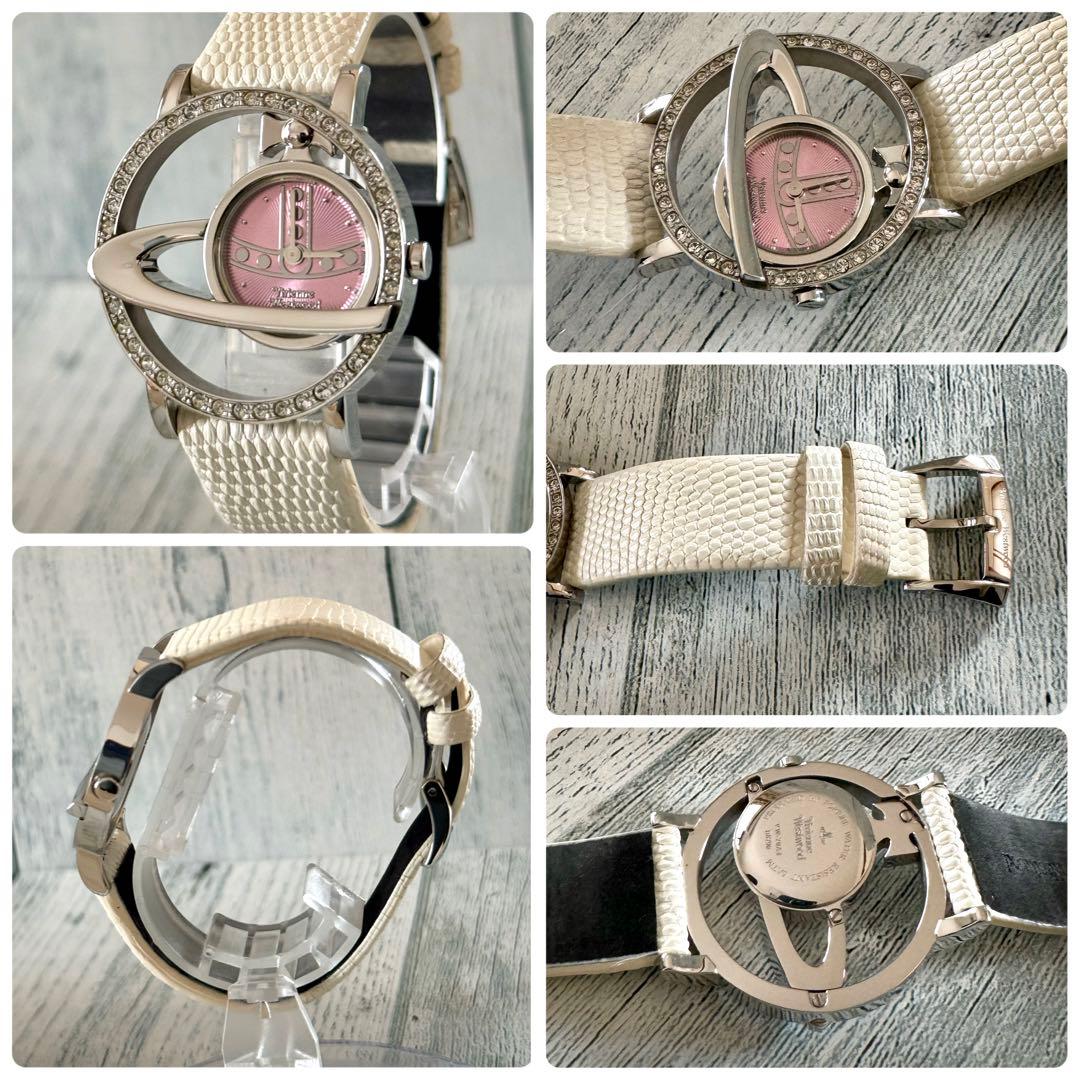 【限定】vivienne ヴィヴィアン 腕時計 サークルオーブ ピンク調