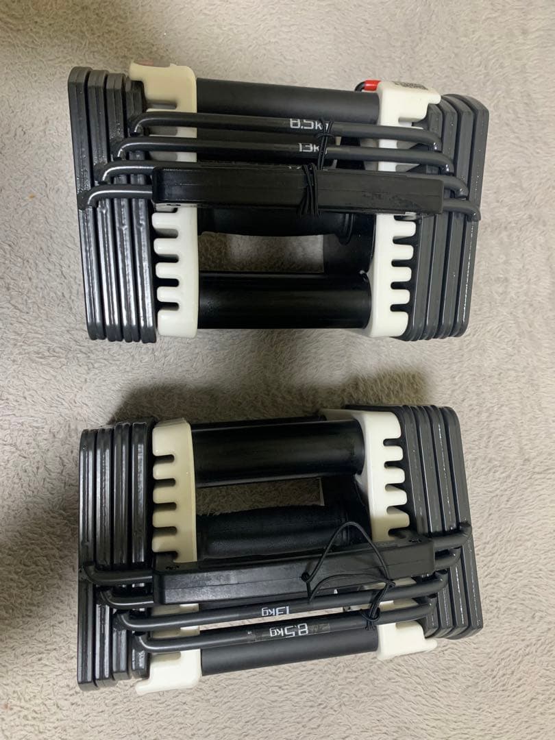 FIELDOOR 可変式 クイックダンベル　ブロックダンベル　22kg 15段階