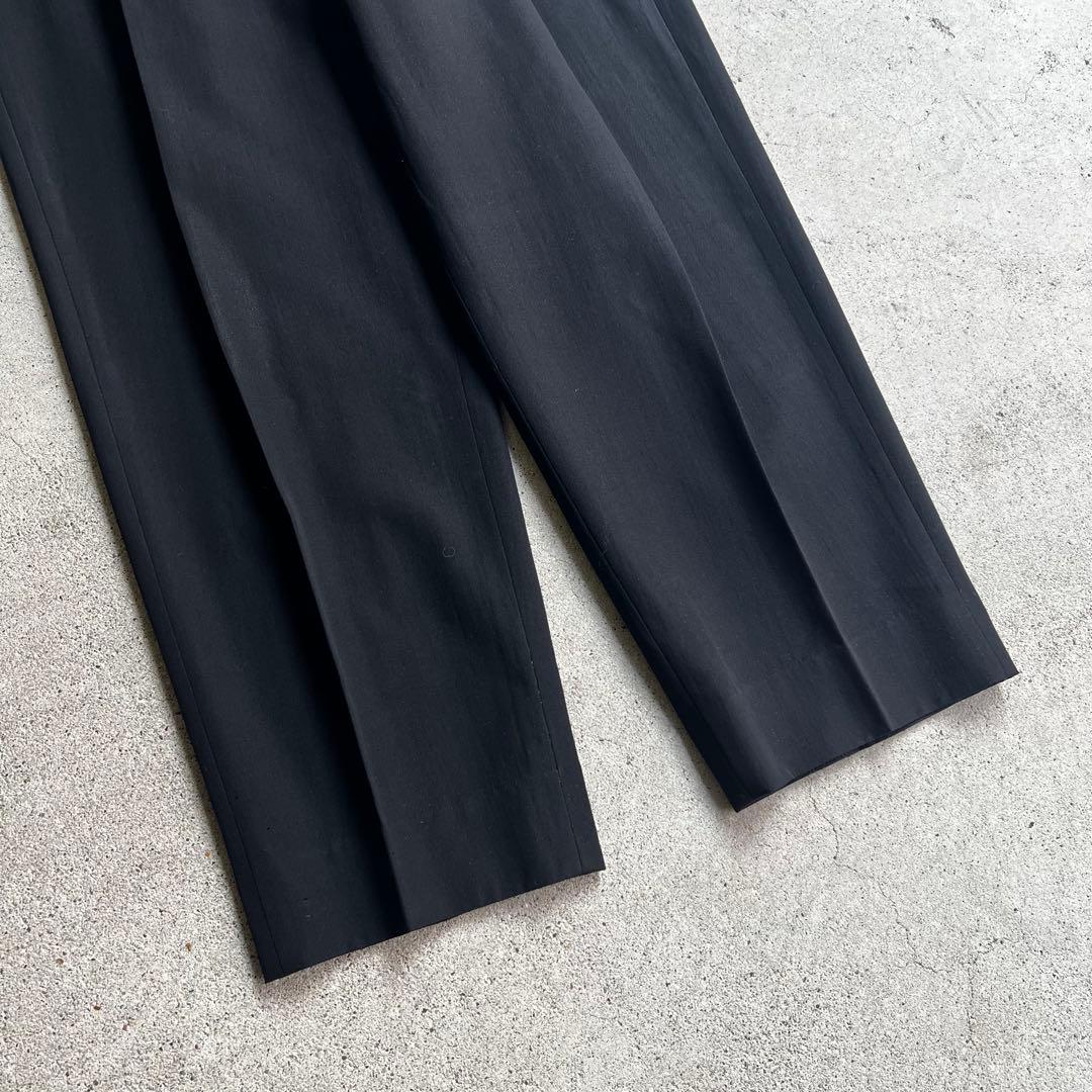 90's コムデギャルソンオムプリュス 2タック ウールギャバジン スラックス