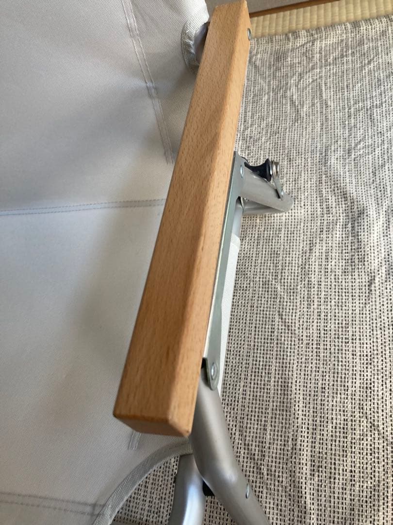 無印良品　ベンチ　アルミ　折りたたみ