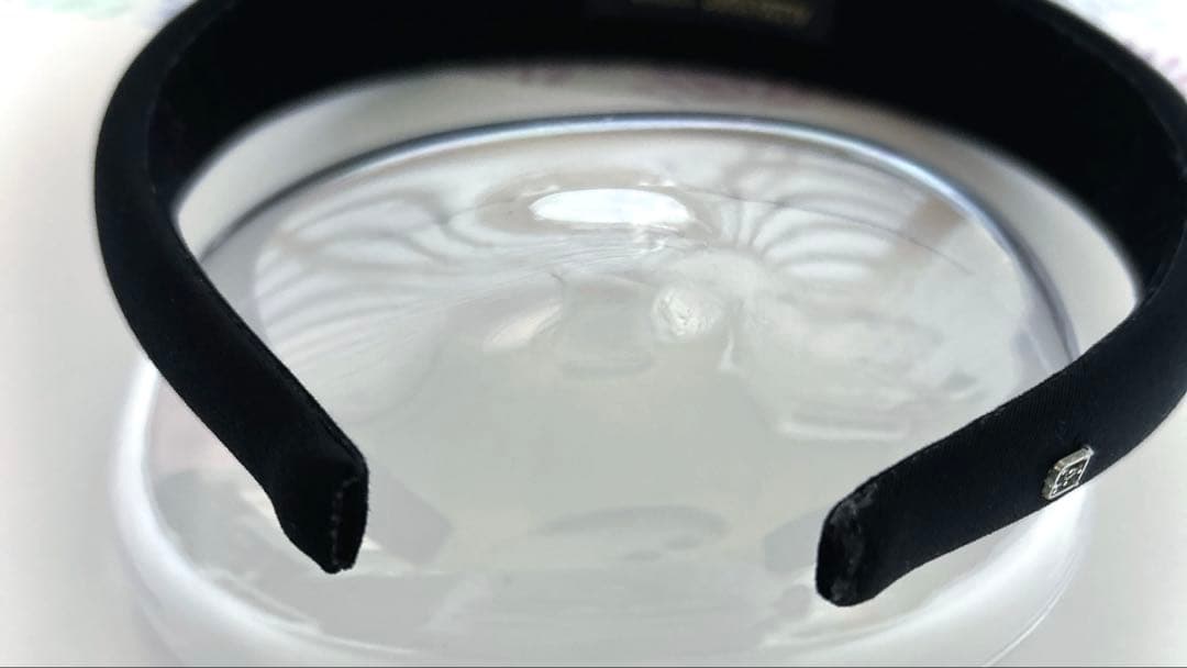 ALEXANDRE de PARIS ブラックヘアバンド