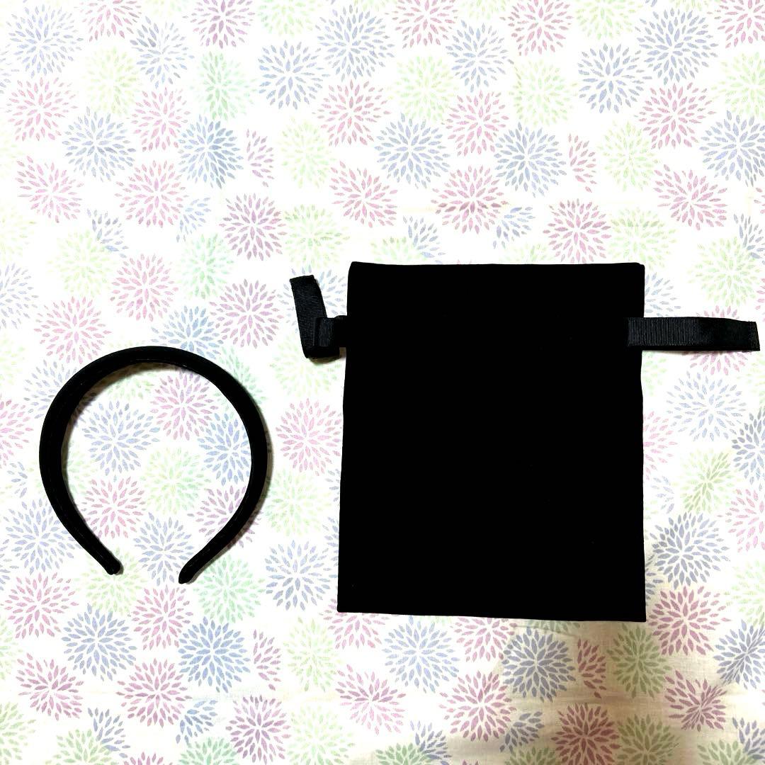 ALEXANDRE de PARIS ブラックヘアバンド