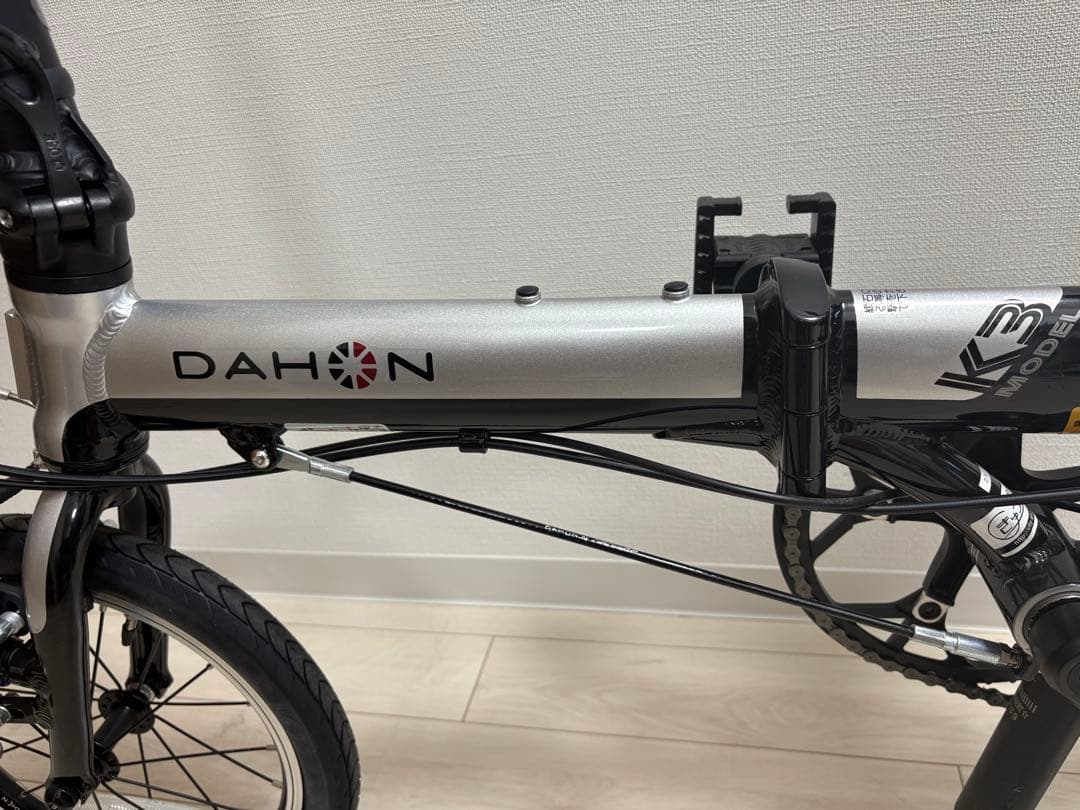 【引取限定】DAHON ダホン K3 折り畳み式自転車　ブラック　シルバー