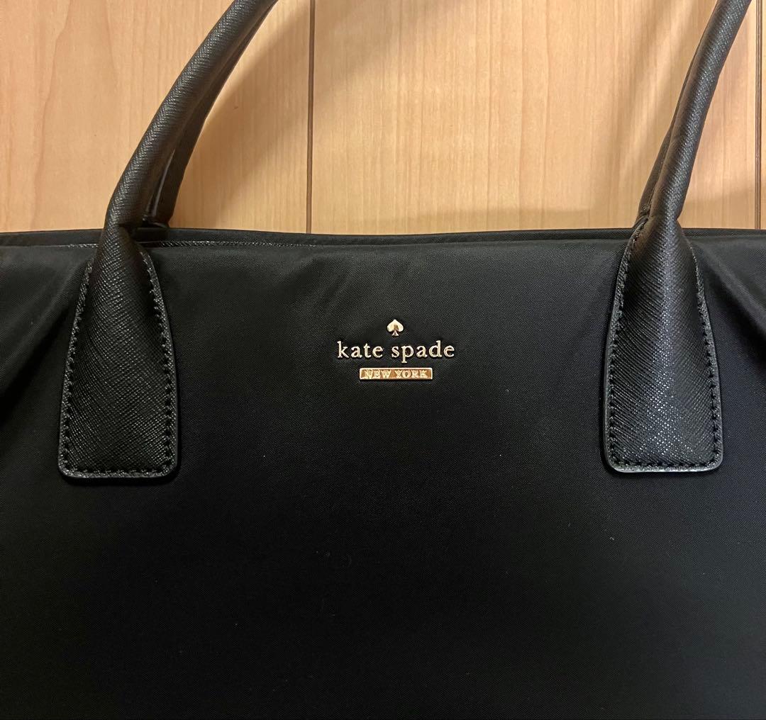 【最終値下げ】kate spade ブラック トートバッグ　ビジネスバッグ