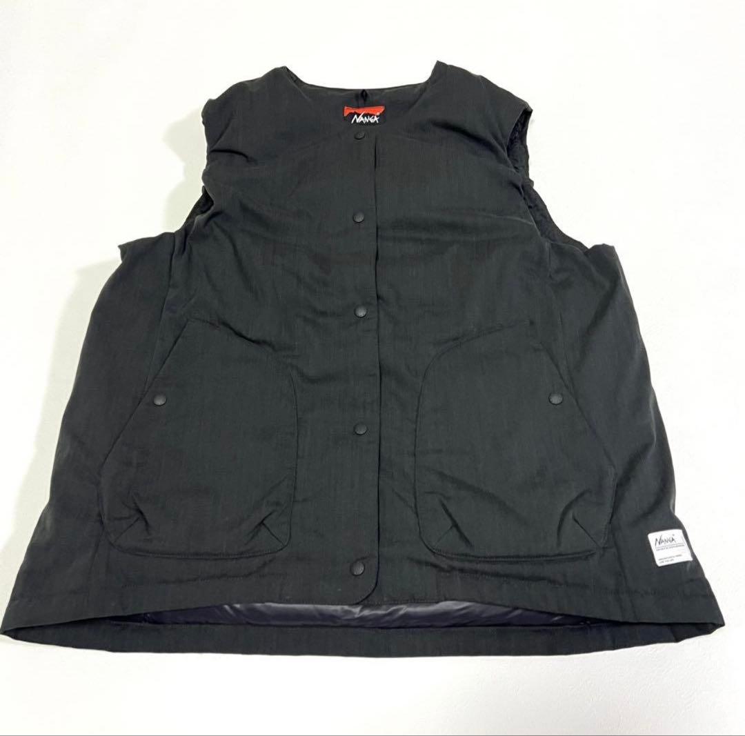 値下げしました‼️ナンガ タキビダウンベスト グレー L ‼️ほぼ未使用