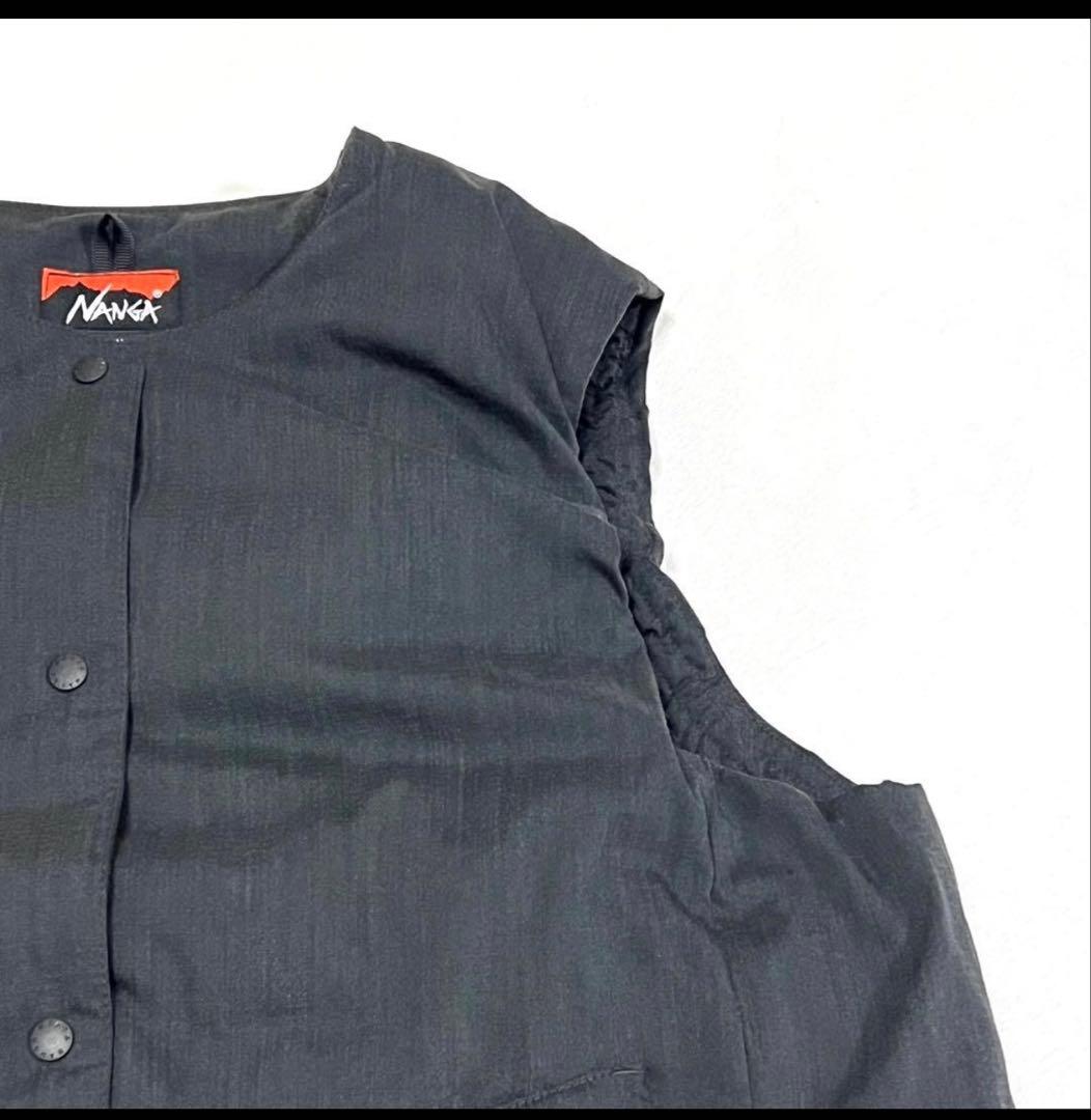 値下げしました‼️ナンガ タキビダウンベスト グレー L ‼️ほぼ未使用