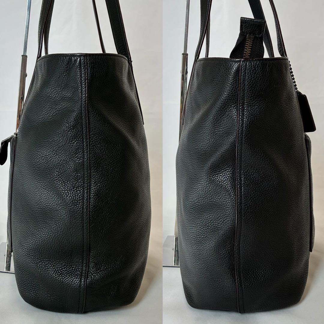 【極美品】コーチ 72299 メトロポリタン トートバッグ レザー A4可 黒