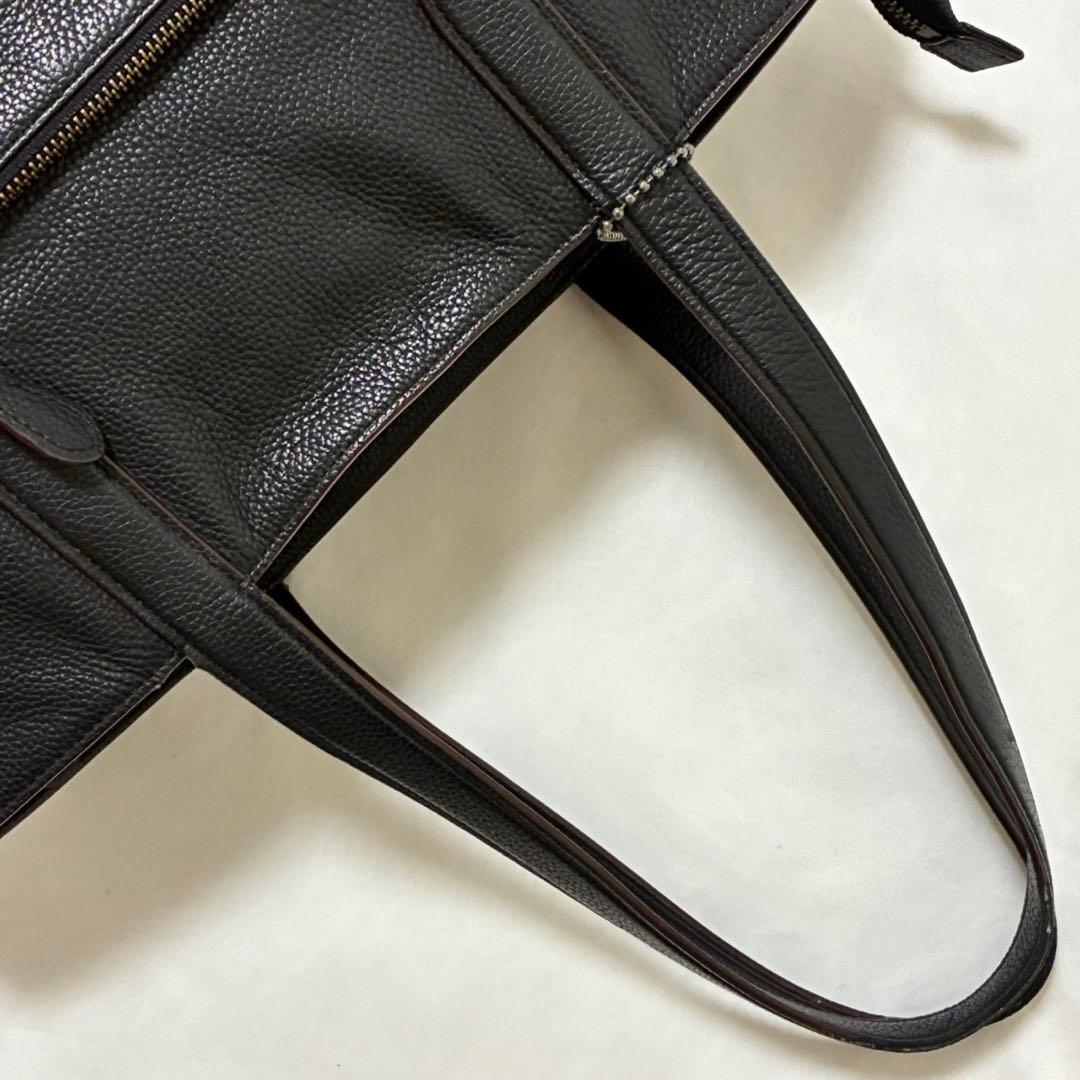 【極美品】コーチ 72299 メトロポリタン トートバッグ レザー A4可 黒