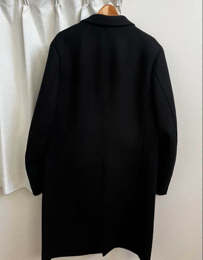 UNIQLO +J ウールブレンド チェスターコート 黒　L サイズ　ユニクロ