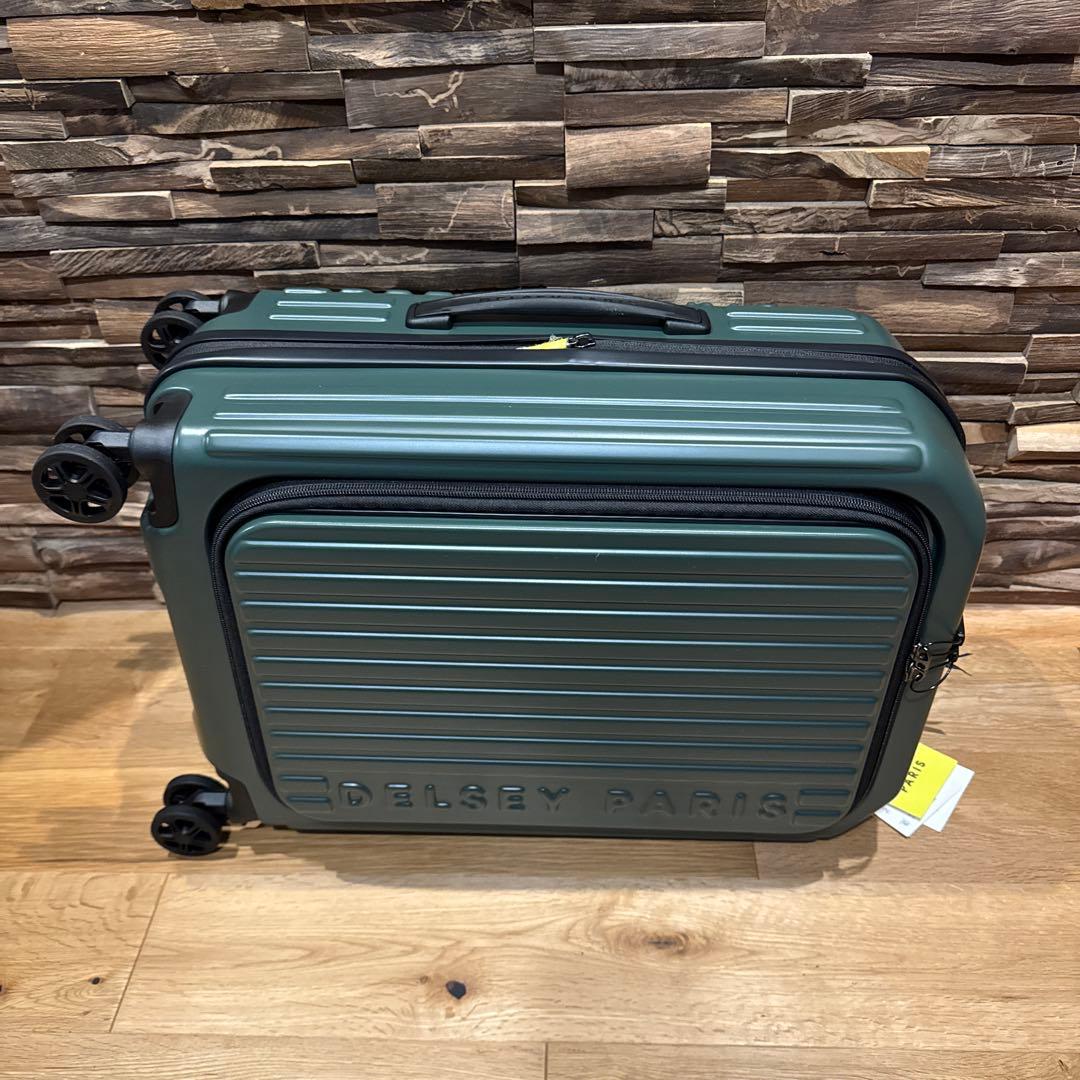 【新品未使用】DELSEY PARIS ダークグリーン キャリーケース 38L