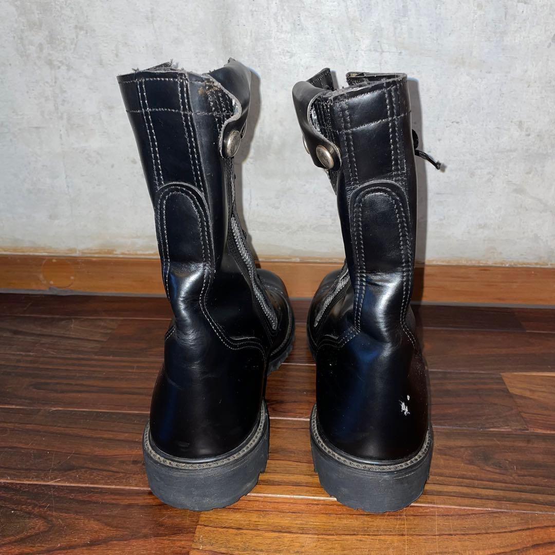 ビンテージ　キャロライナ　コンバットブーツ　サイドジップ