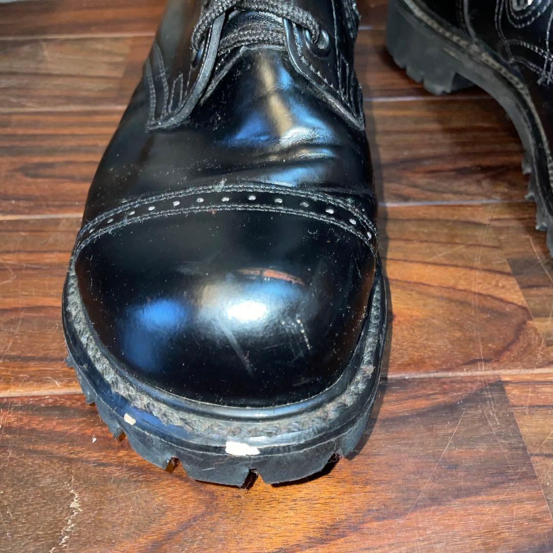 ビンテージ　キャロライナ　コンバットブーツ　サイドジップ