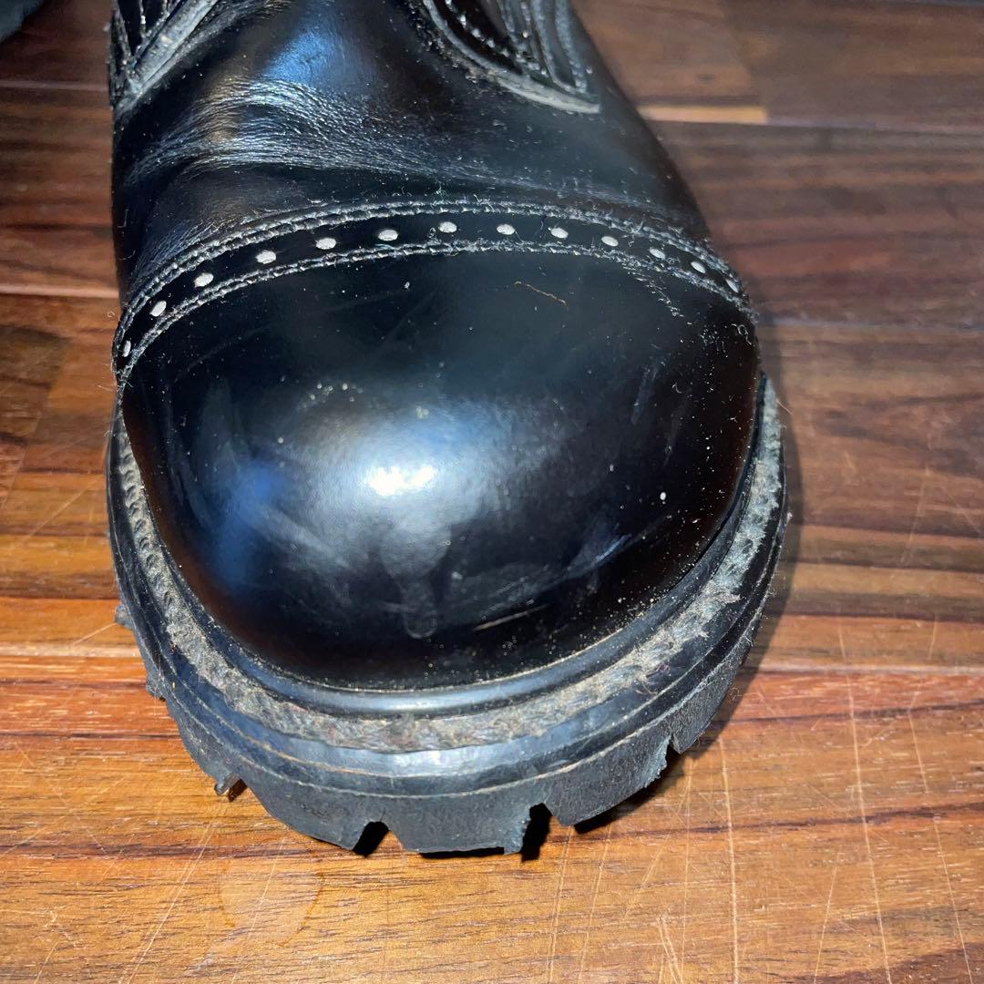 ビンテージ　キャロライナ　コンバットブーツ　サイドジップ