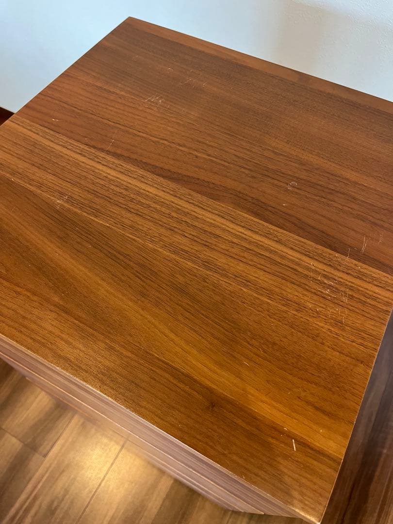 無印良品　4段チェスト　ウォルナット