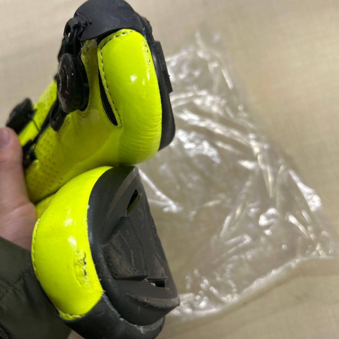 lintaman 蛍光イエロー シューズ EU42 US8